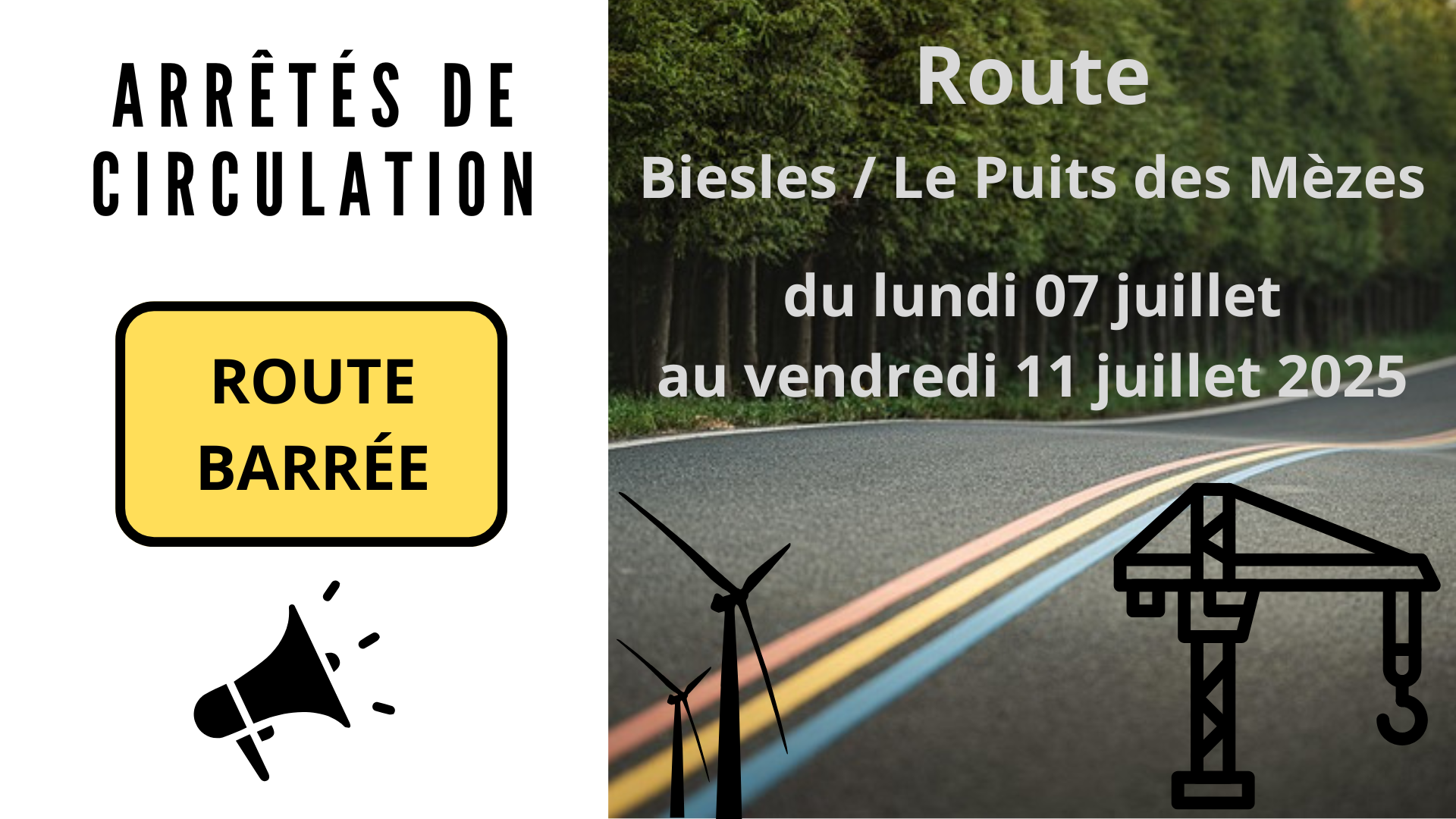 Route Barrée Biesles / Le Puits des Mèzes